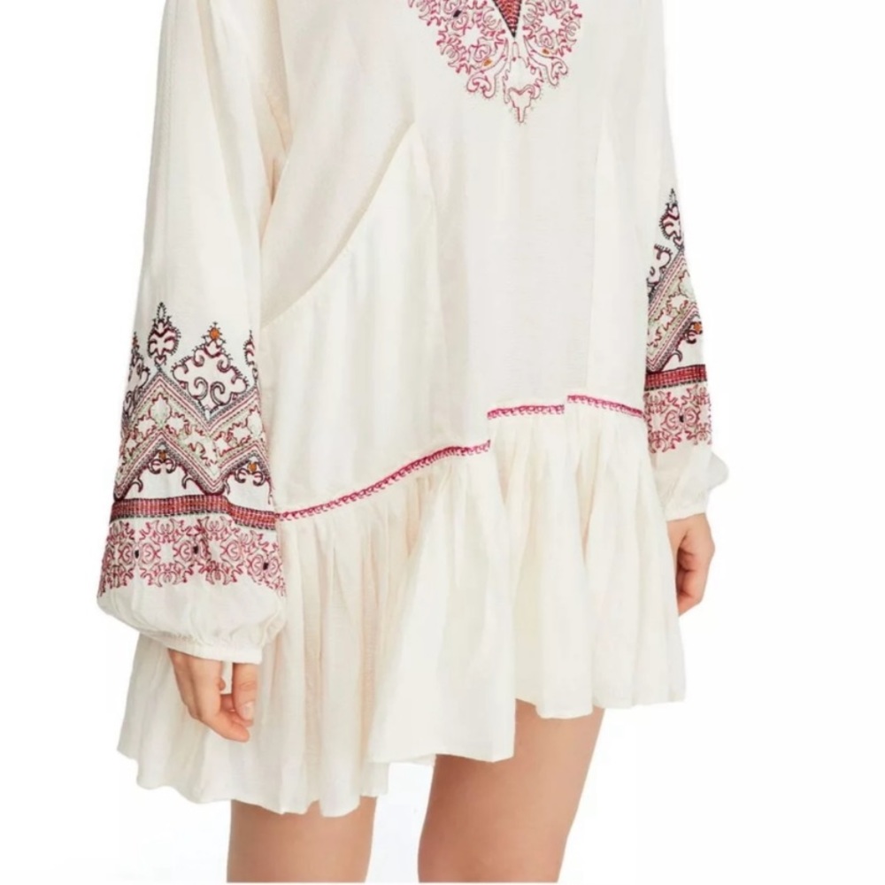 Free People Wild Ones Dress Ivory womens medium